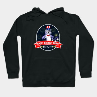 F-14 Tomcat - Happy Birthday Baby - July 4, 1776 - Dark Clean Style Hoodie